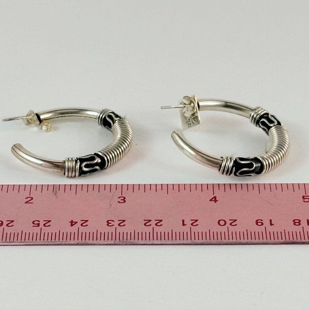 925 Sterling Silver Hoop Earrings